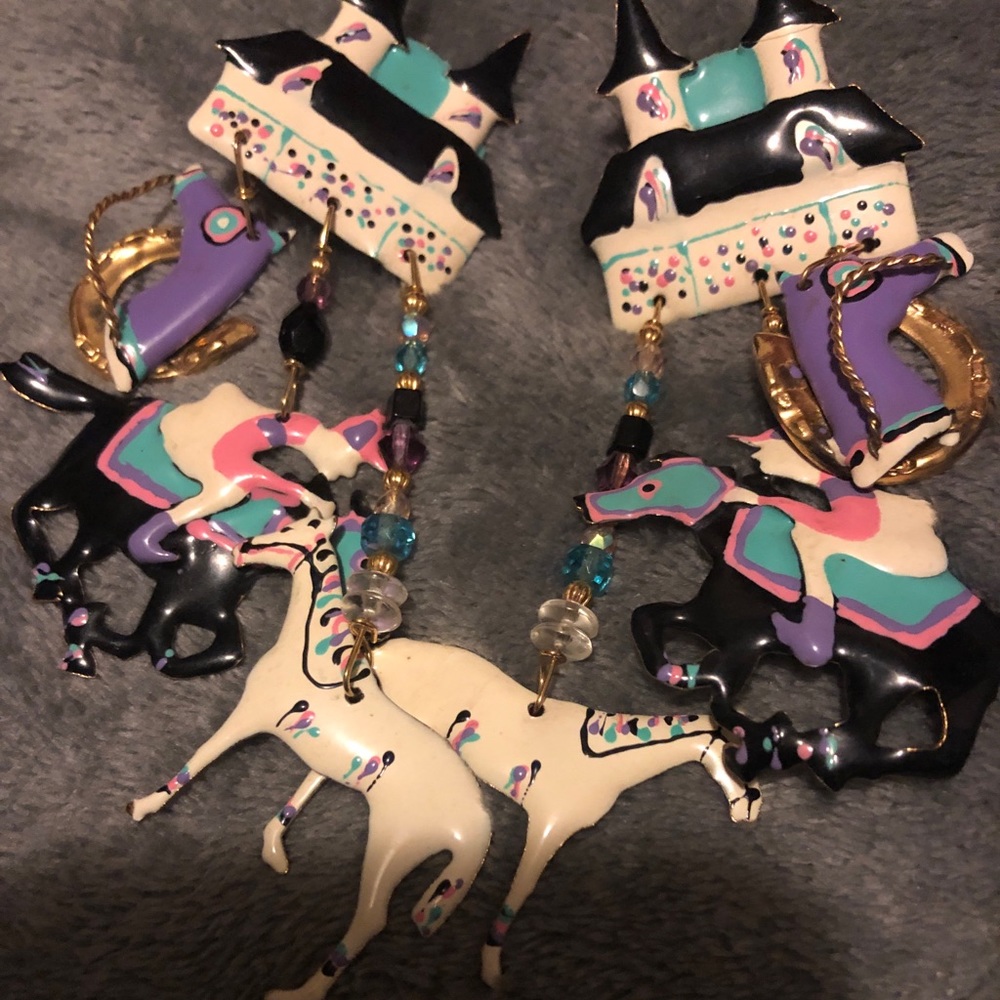 Vintage “ lunch at the RITZ “ earrings